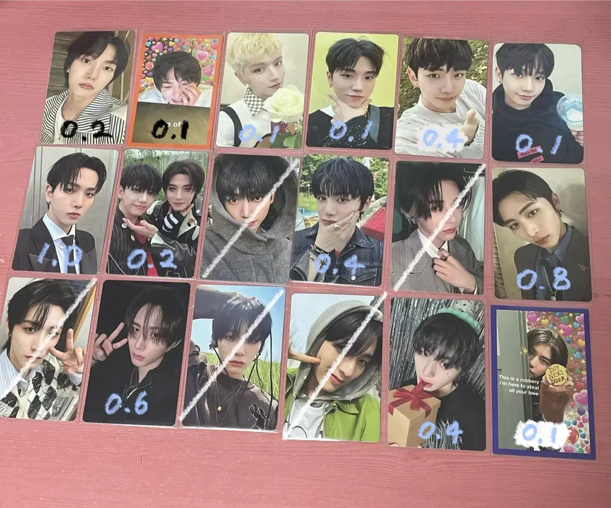 boynextdoor boynextdoor sungho liu myung jaehyun taesan eunhak photocard unreleased photocard hu wai hau