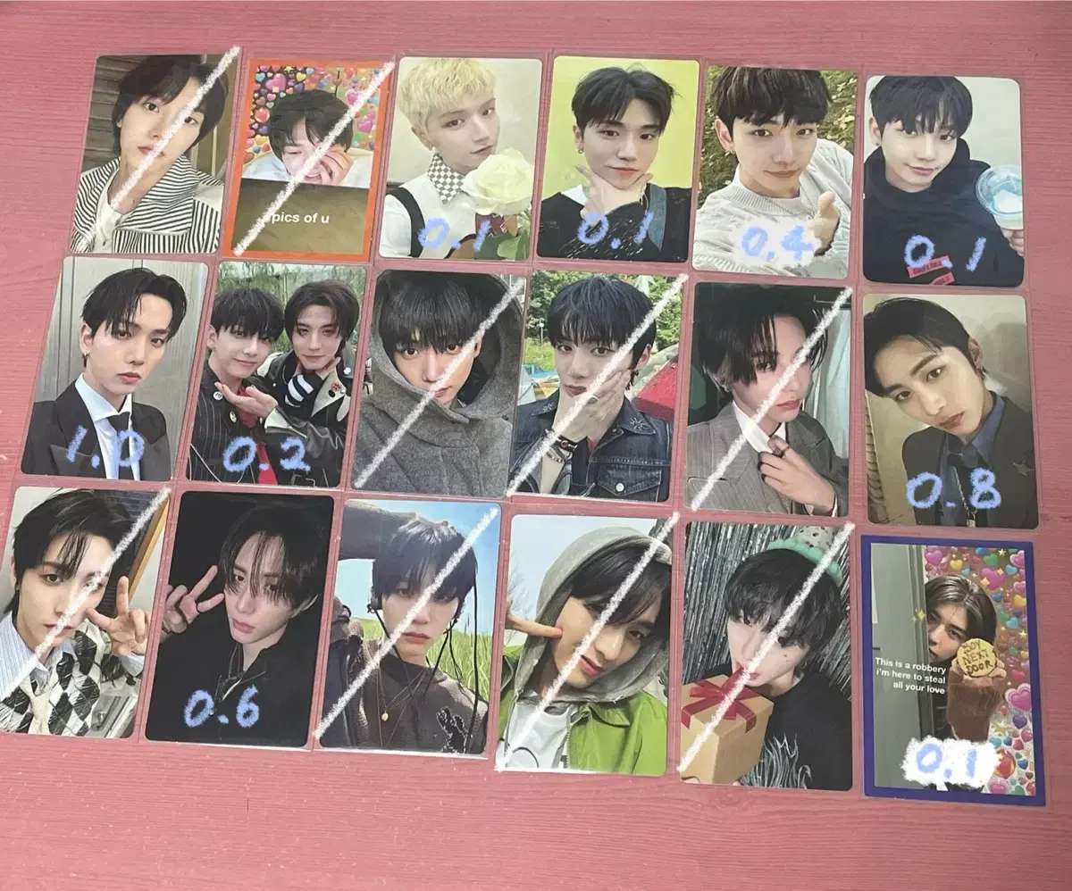 boynextdoor boynextdoor sungho liu myung jaehyun taesan eunhak photocard unreleased photocard hu wai hau