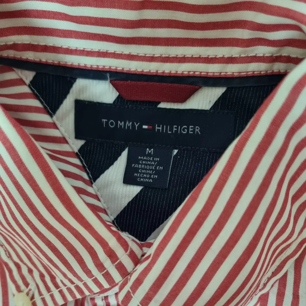 TOMMY HILFIGER 타미 스트라이프 셔츠 남방