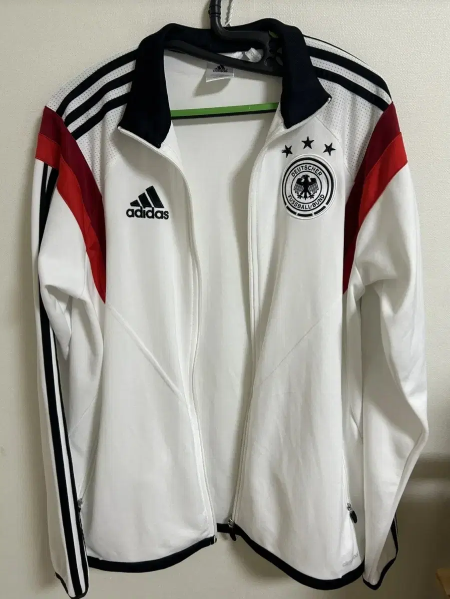 [100] Adidas Beckenbauer Germany National Team Jersey White-Black