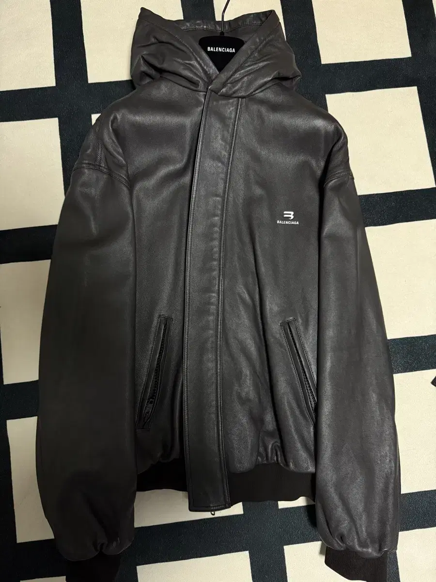 Balenciaga Taxi Hoodie Brown 44