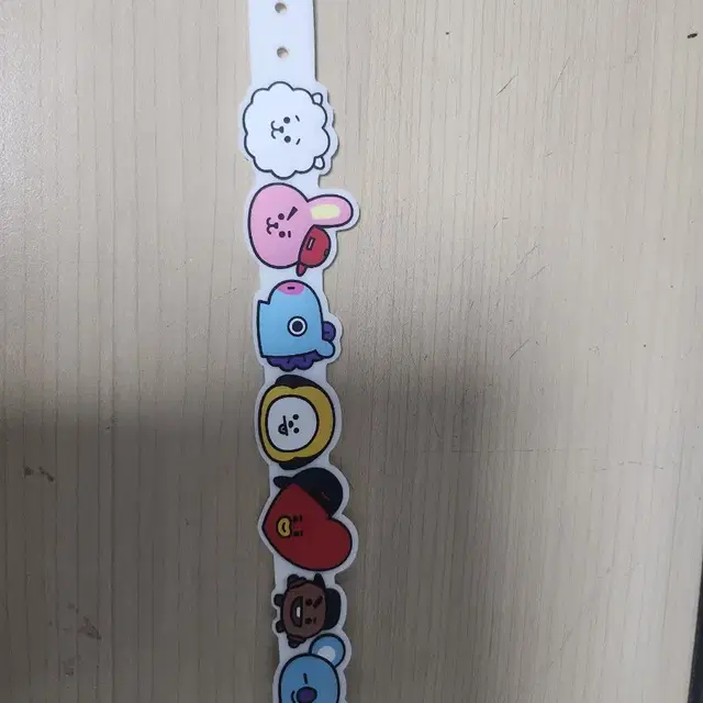 BT21 실리콘 팔찌