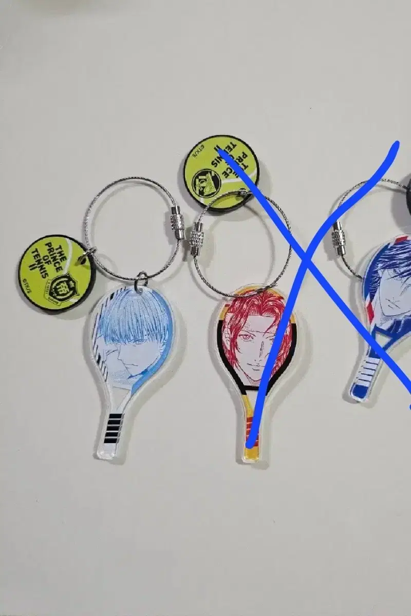 TENNIFREE Prince of Tennis Jumpshop Wire Keyring acrylic Keyring