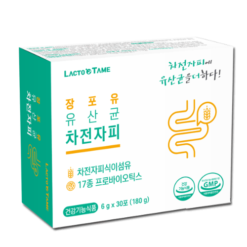 락토테미 장포유 유산균 차전자피 6g x 30포 x3BOX