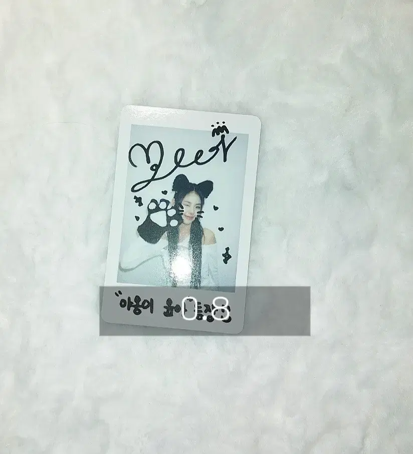 In-kind)UNIS Superwoman pop up polaroid Oh, Yoona