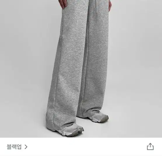 블랙업 비엔트 썸머 와이드 밴딩팬츠