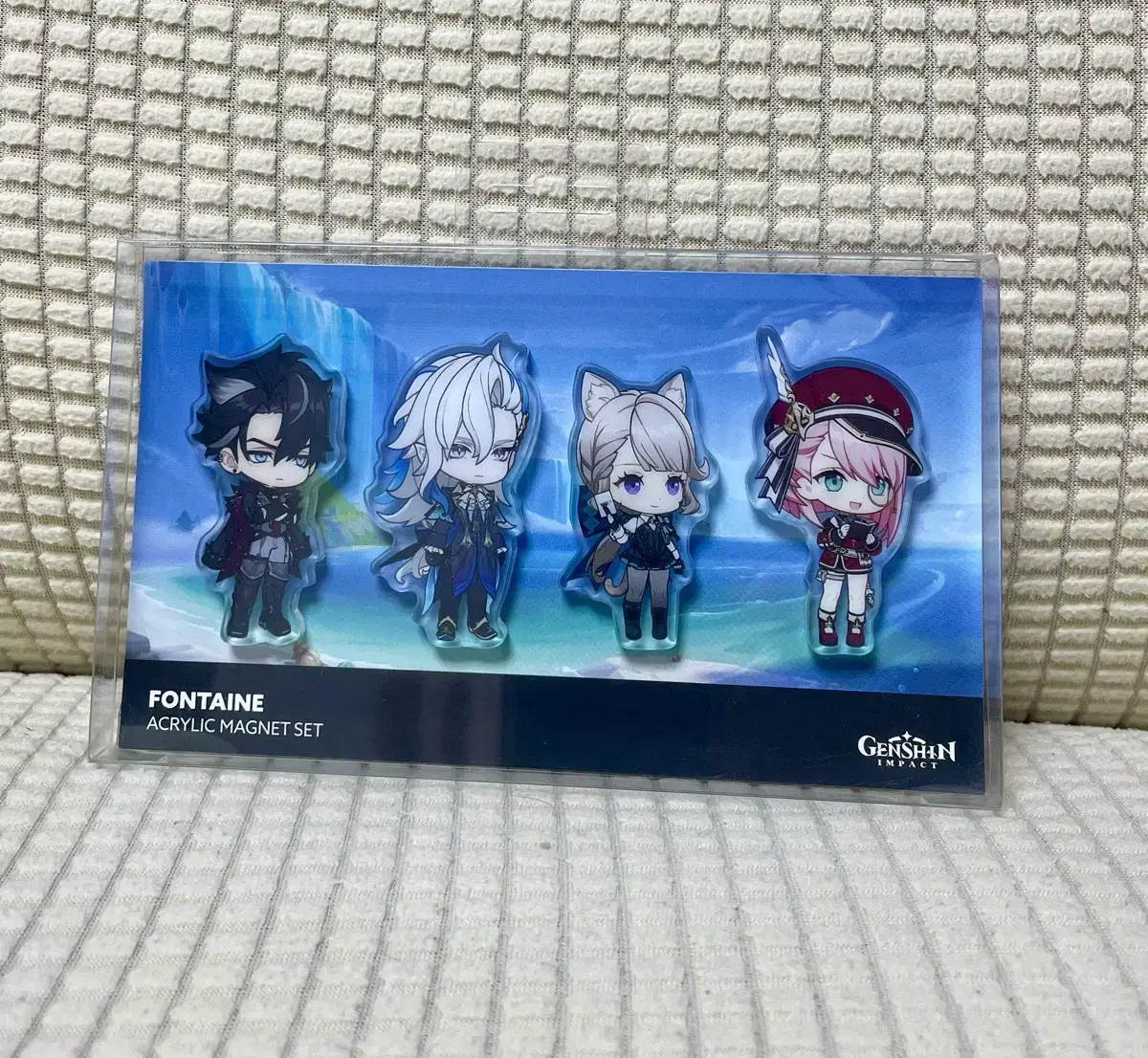 Genshin Impact Minini pop up acrylic Magnet Set