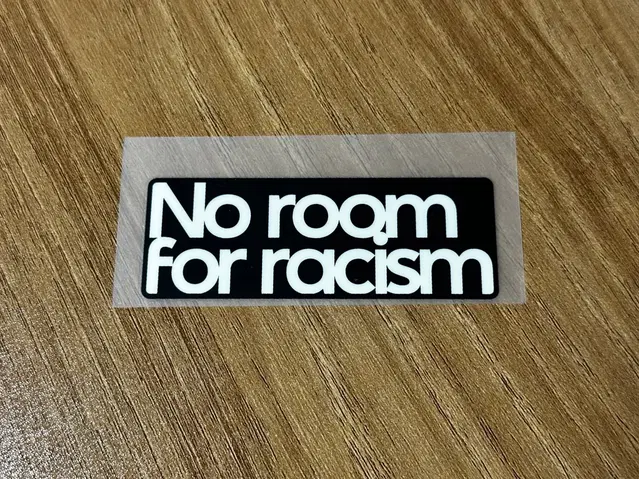 No room for racism 오피셜 패치 epl