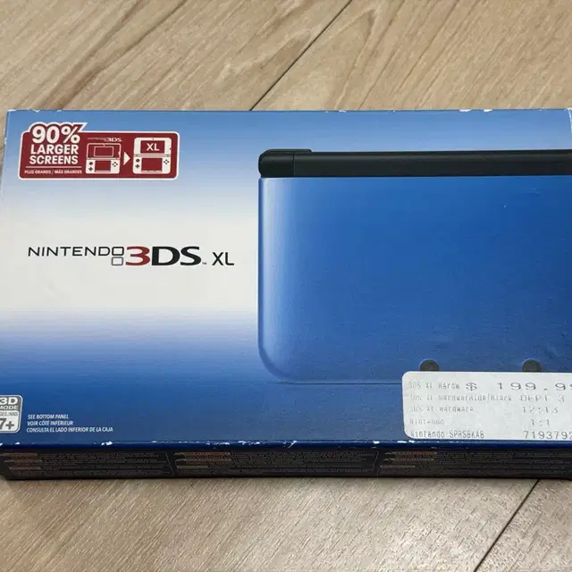 닌텐도 3DS XL 블루/블랙 A급 북미 순정 풀박셋