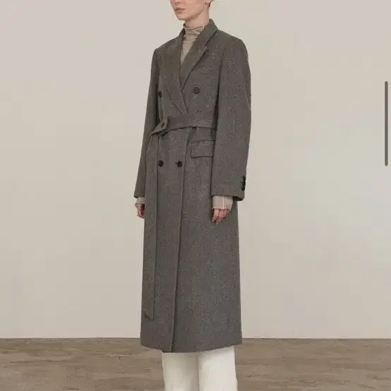 Diagonal Double Tailored Coat