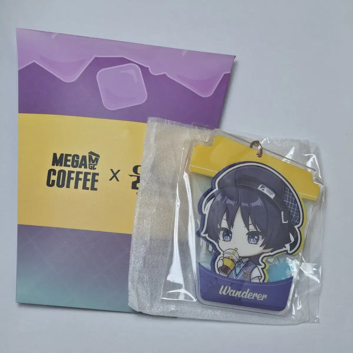 Genshin Impact Mega Coffee Wanderer acrylic Keyring