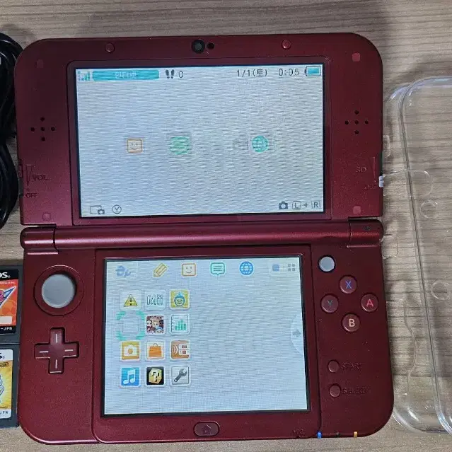 New 3ds xl 뉴큰다수 단품 + 칩3개