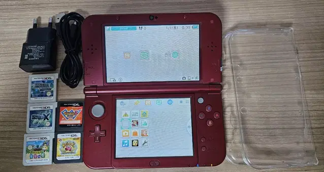 New 3ds xl 뉴큰다수 단품 + 칩3개