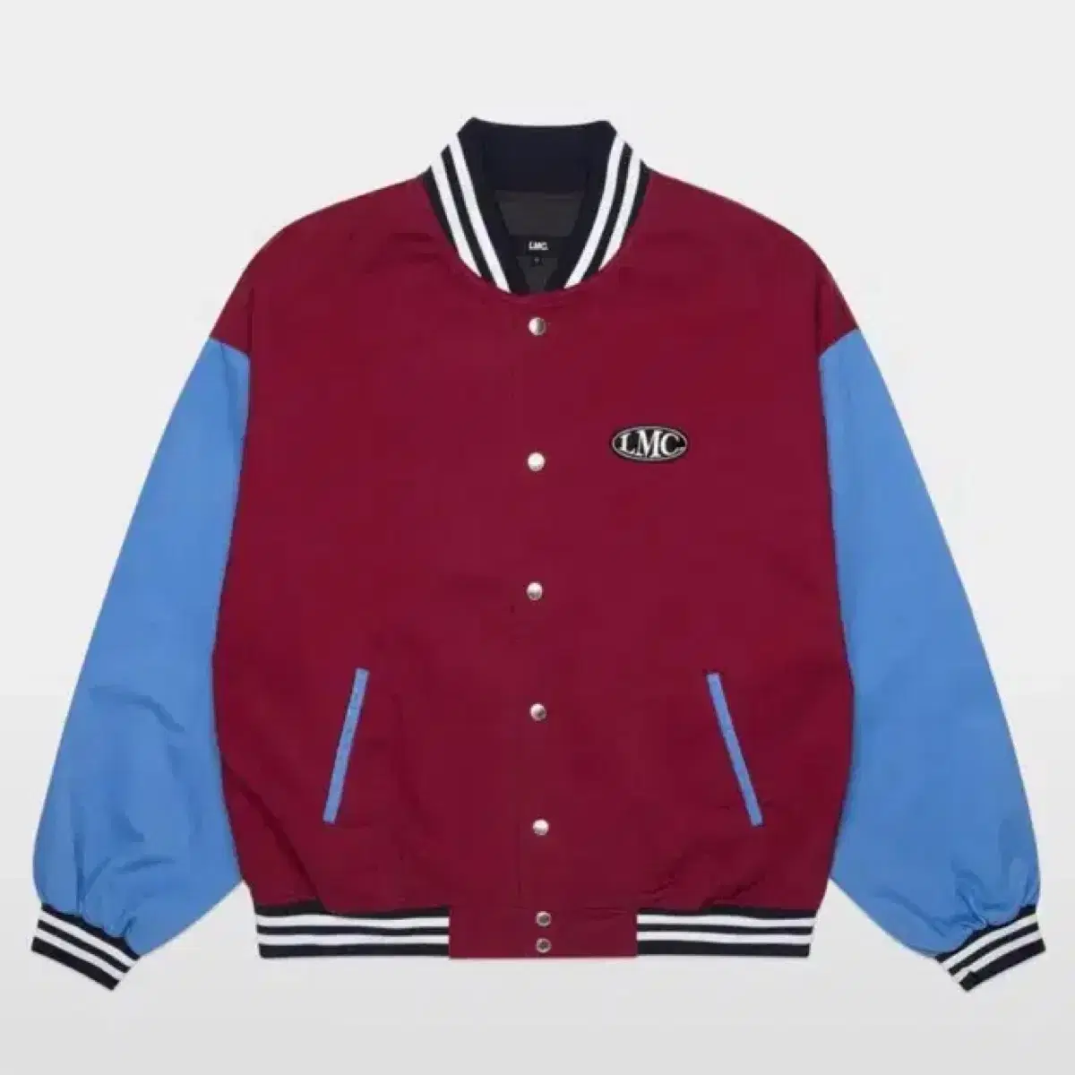 LMC LMC Varsity Jacket Burgundy