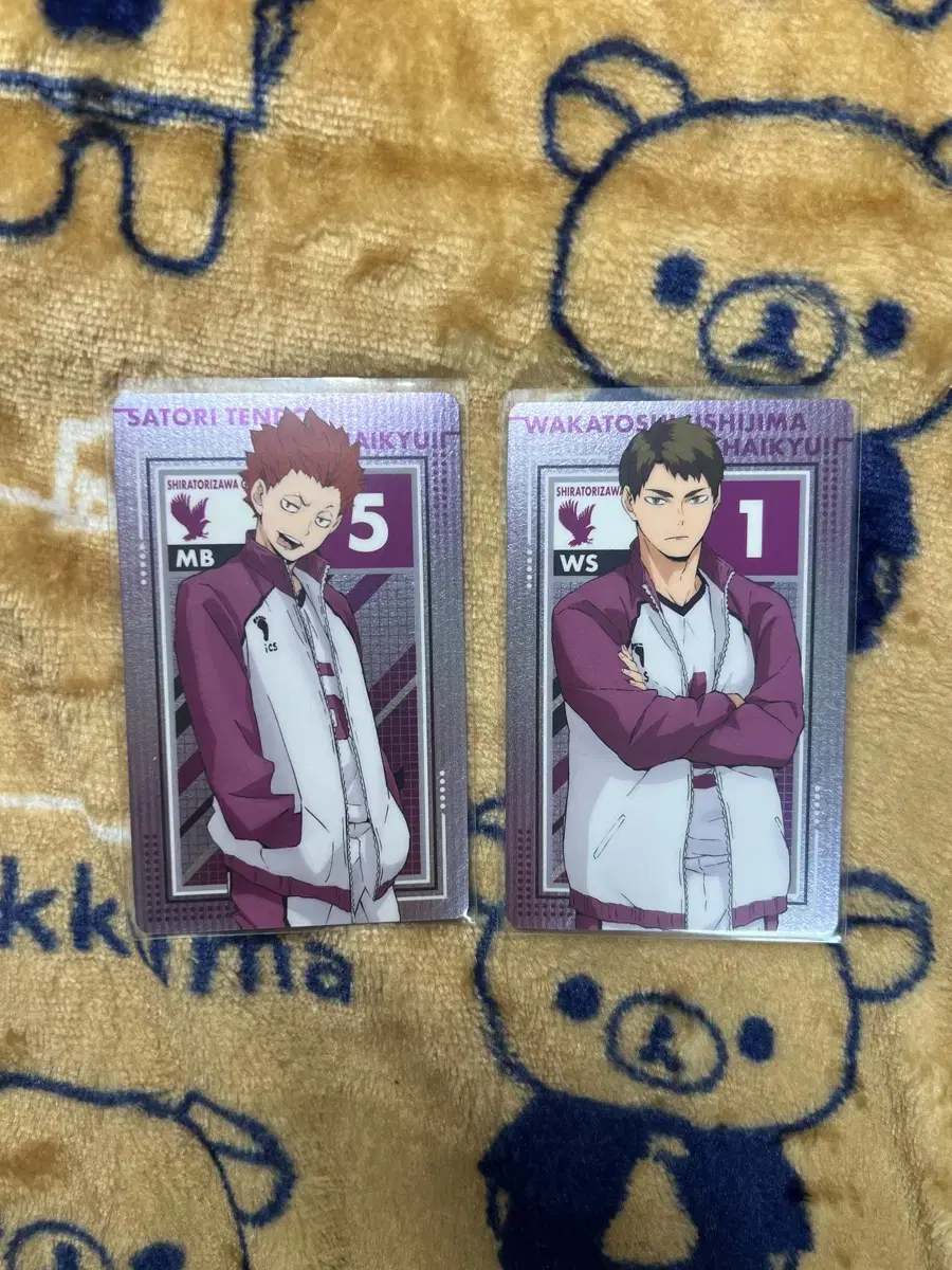 Haikyuu Shiratorizawa Ushijima Tendo Satori Metal Kard