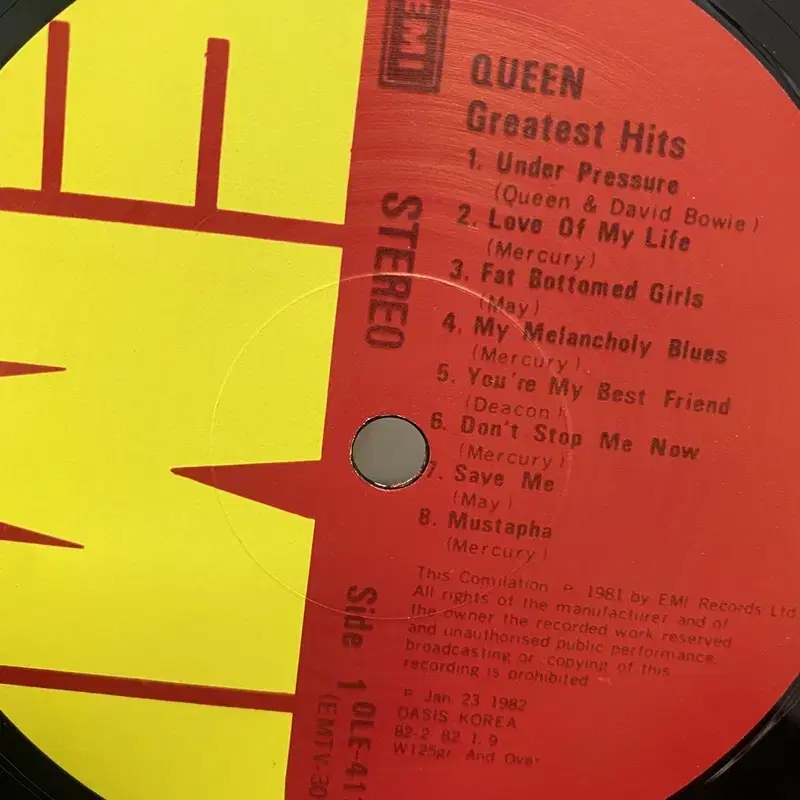 QUEEN GREATEST HITSI LP / C1083