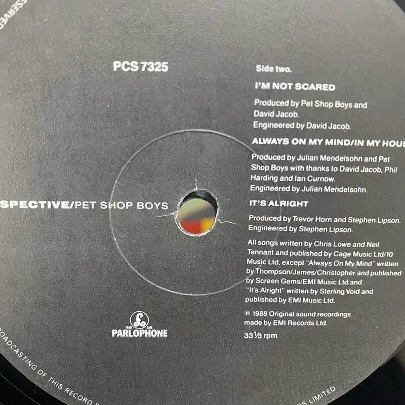 PET SHOP BOYS LP / C1132