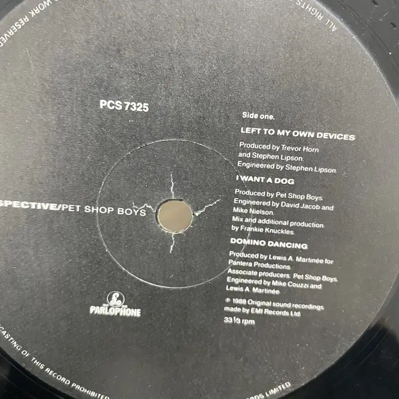 PET SHOP BOYS LP / C1132