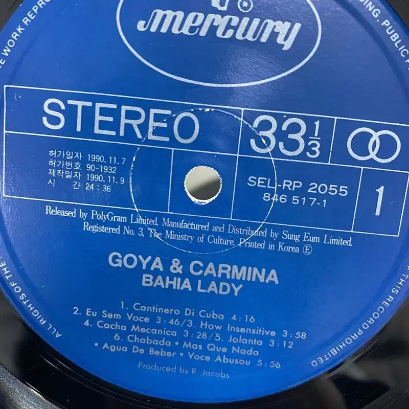 GOYA AND CARMINA LP / C1150