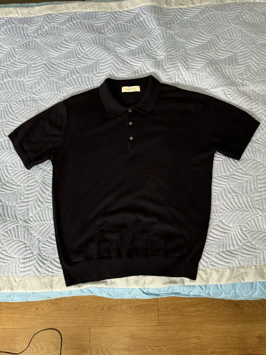 Union Bloo/HARD TWIST COMFORT POLO KNIT/ Navy