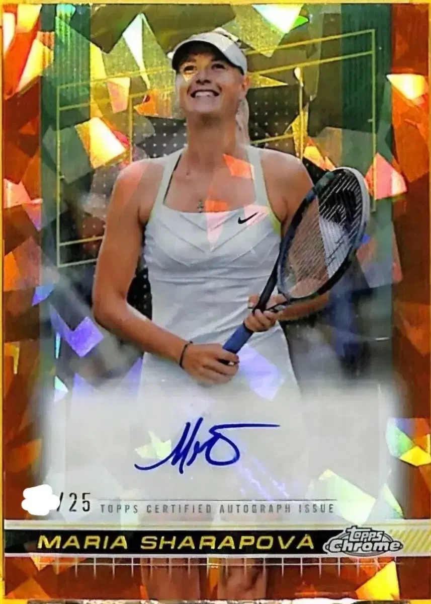 2024 Tops Chrome Maria Sharapova Red Auto /25