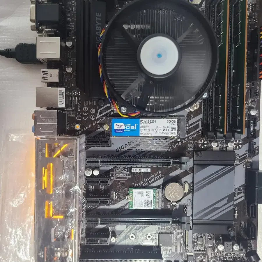 i5 8500+H370보드+램 16g+m.2 500gb+무선랜카드 추가