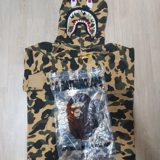 BAPE 샤크후드 황계 2XL XXL