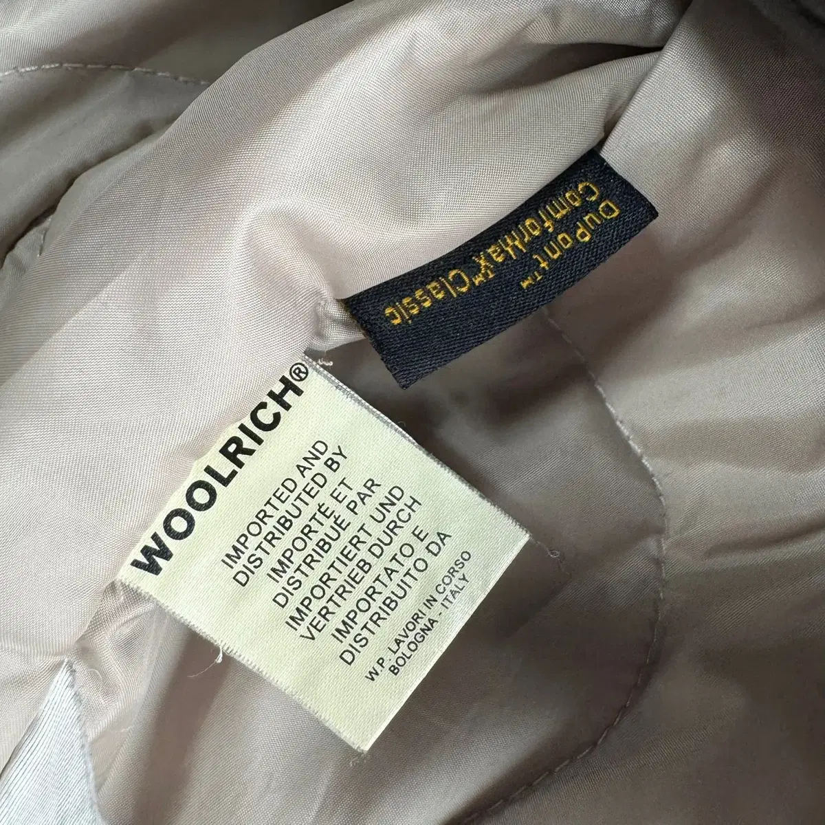 WOOLRICH 후드 퍼 집업자켓