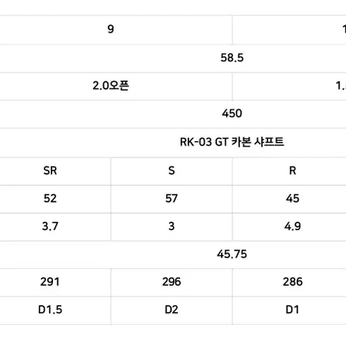 요넥스 NEW EZONE GT 3 남성 드라이버 9도 SR