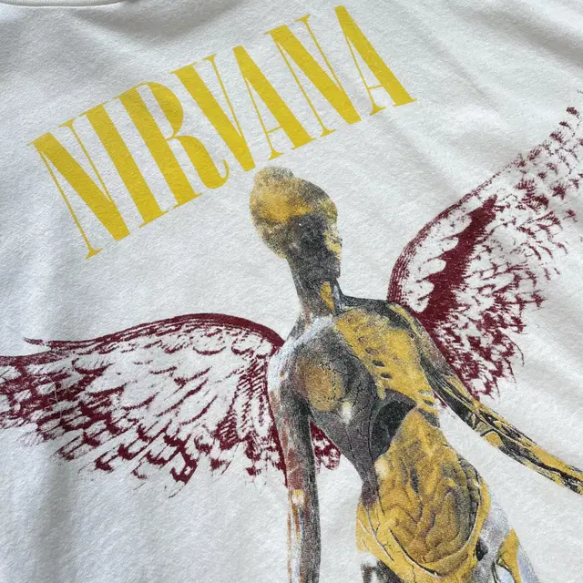 NIRVANA IN UTERO 너바나 부틀렉 티셔츠 [XL]