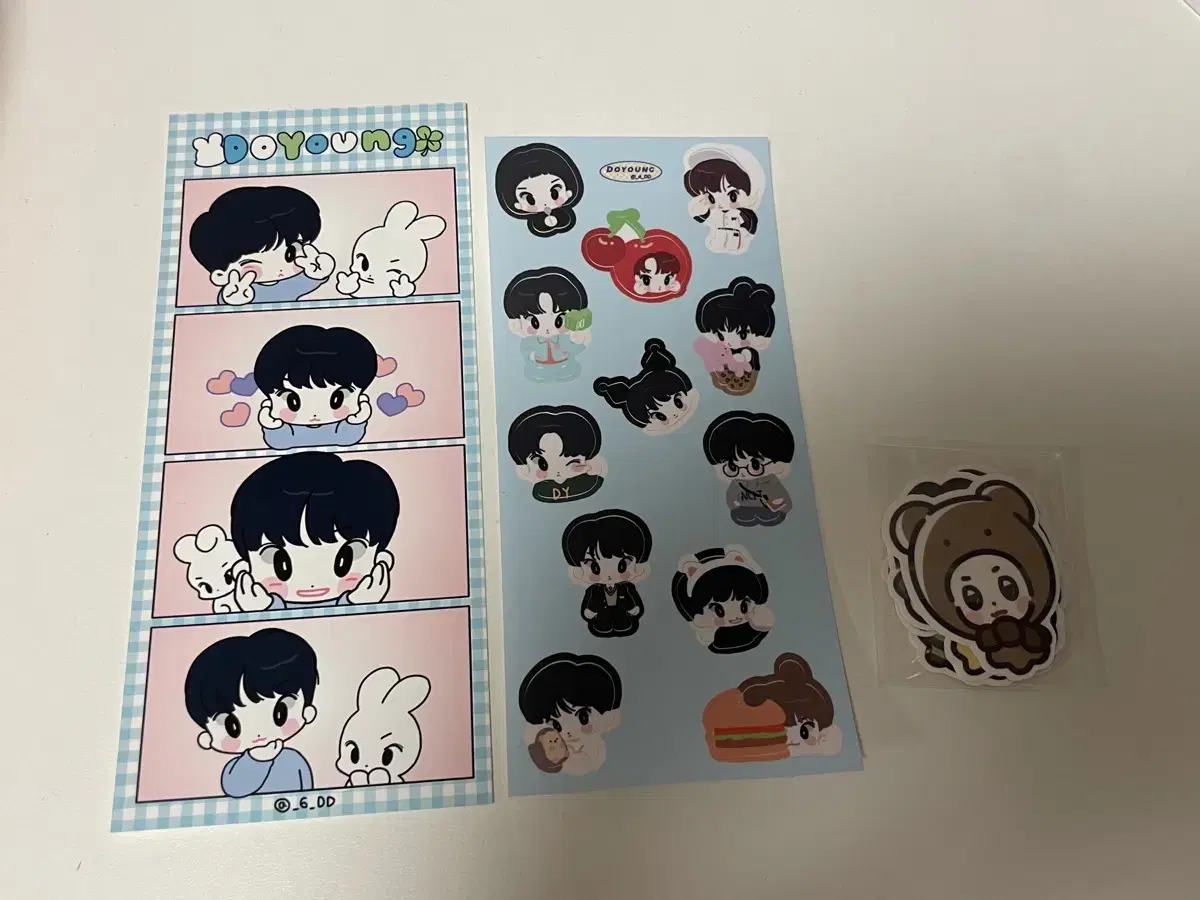 nct 127 doyoung unofficial goods stickers