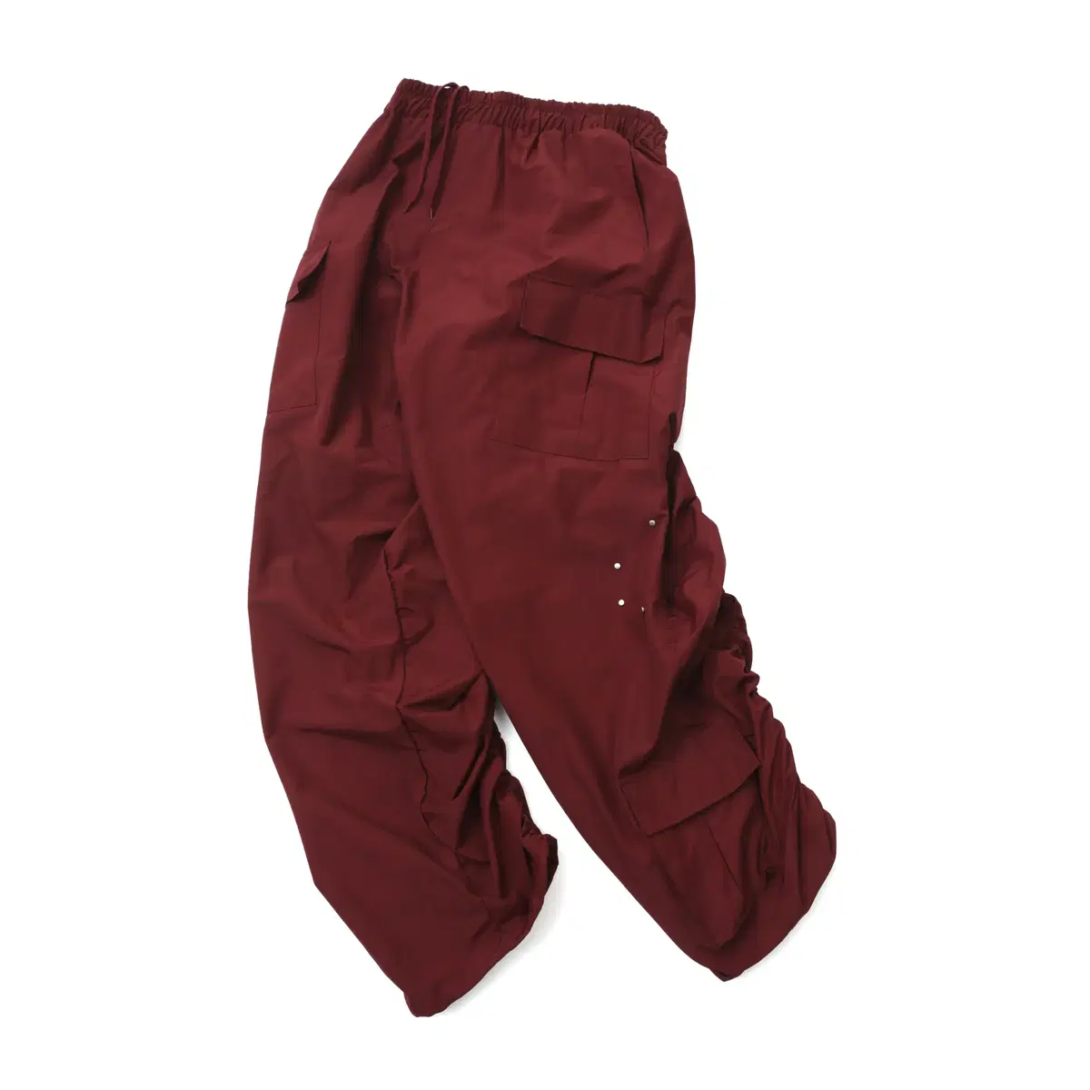 No Cools Puffa Shirred Cargo Pants Burgundy (Size 1)