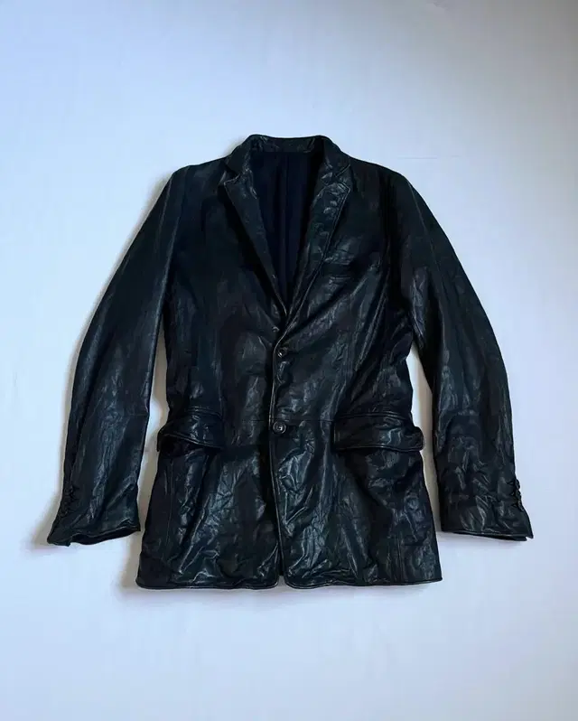 Shellac Goat Skin Leather Tailored JKT