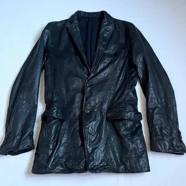 Shellac Goat Skin Leather Tailored JKT