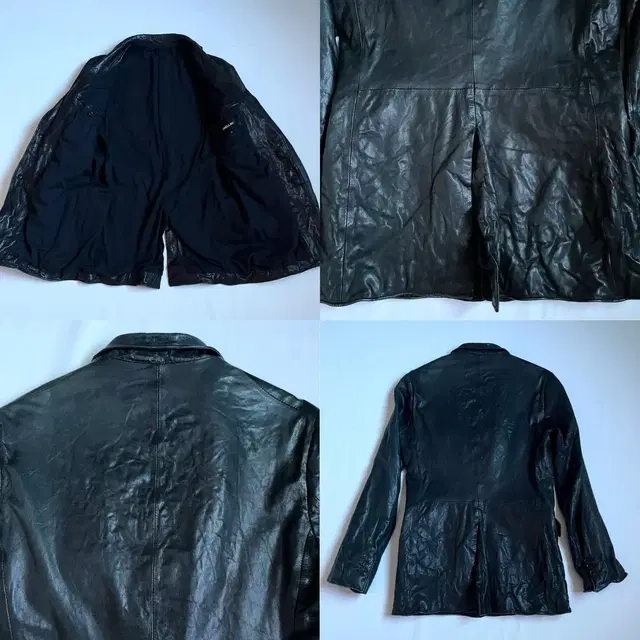 Shellac Goat Skin Leather Tailored JKT