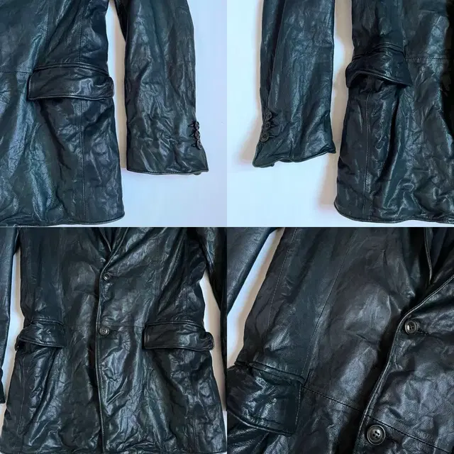 Shellac Goat Skin Leather Tailored JKT