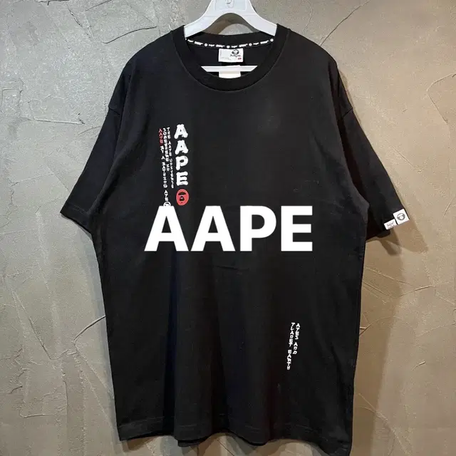 [L] AAPE 에이프 반팔 티셔츠