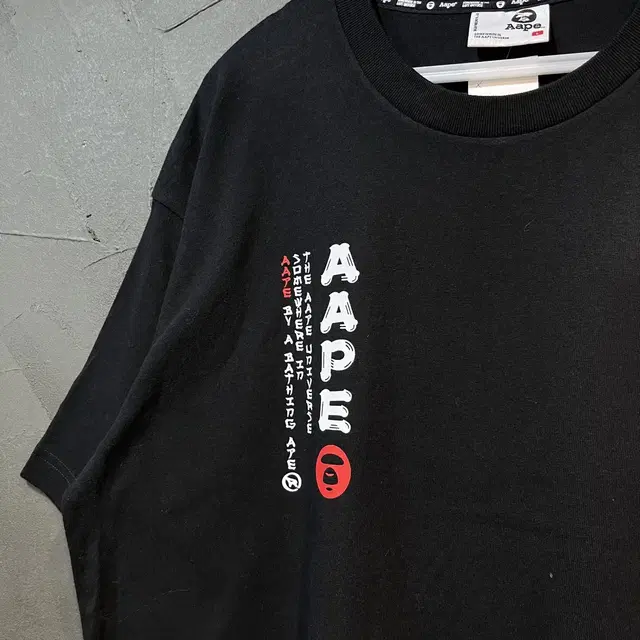 [L] AAPE 에이프 반팔 티셔츠