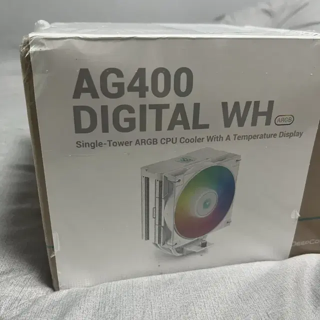 [미개봉]딥쿨 CPU 쿨러 AG400 Digital White 화이트