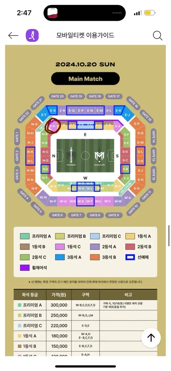 넥슨 아이콘 매치 1등석 4연석 판매