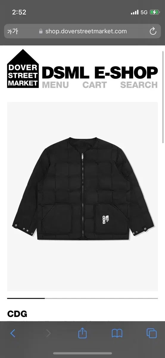 [L] CDG X northface jacket (giggle)