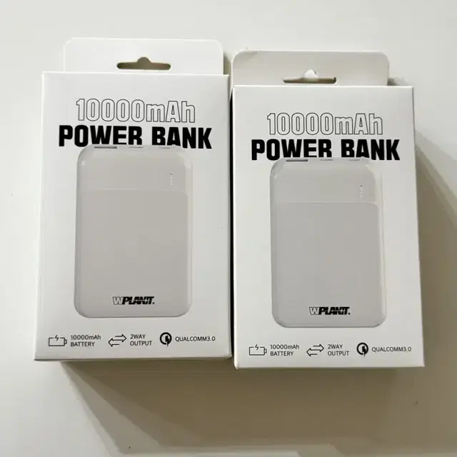 화이트플래닛 퀄컴3.0 보조배터리 10000Mah 새상품