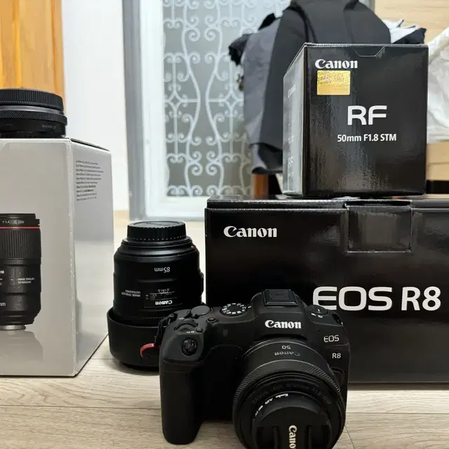 캐논 EF85.4 손만두, 컨트롤링 어뎁터, RF50.8