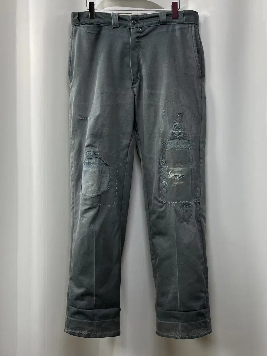 60's Sunfade Mint Repair Work Pants