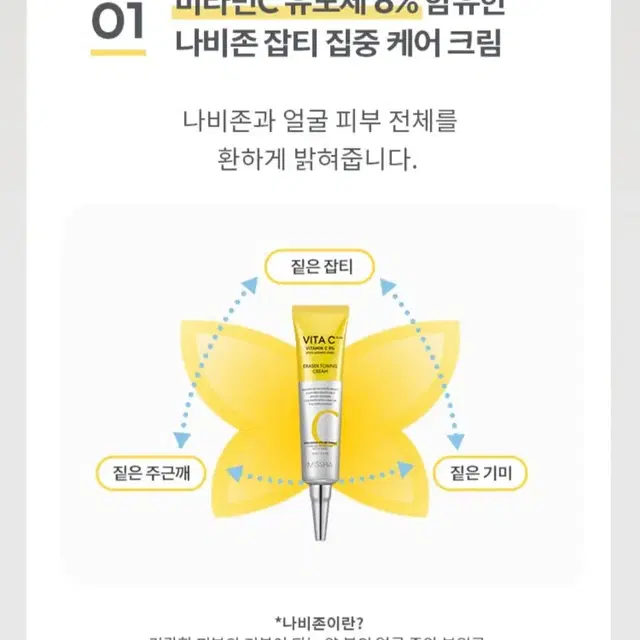 (새제품) 미샤 비타씨 크림 ㅡ70%할인/ 급처분