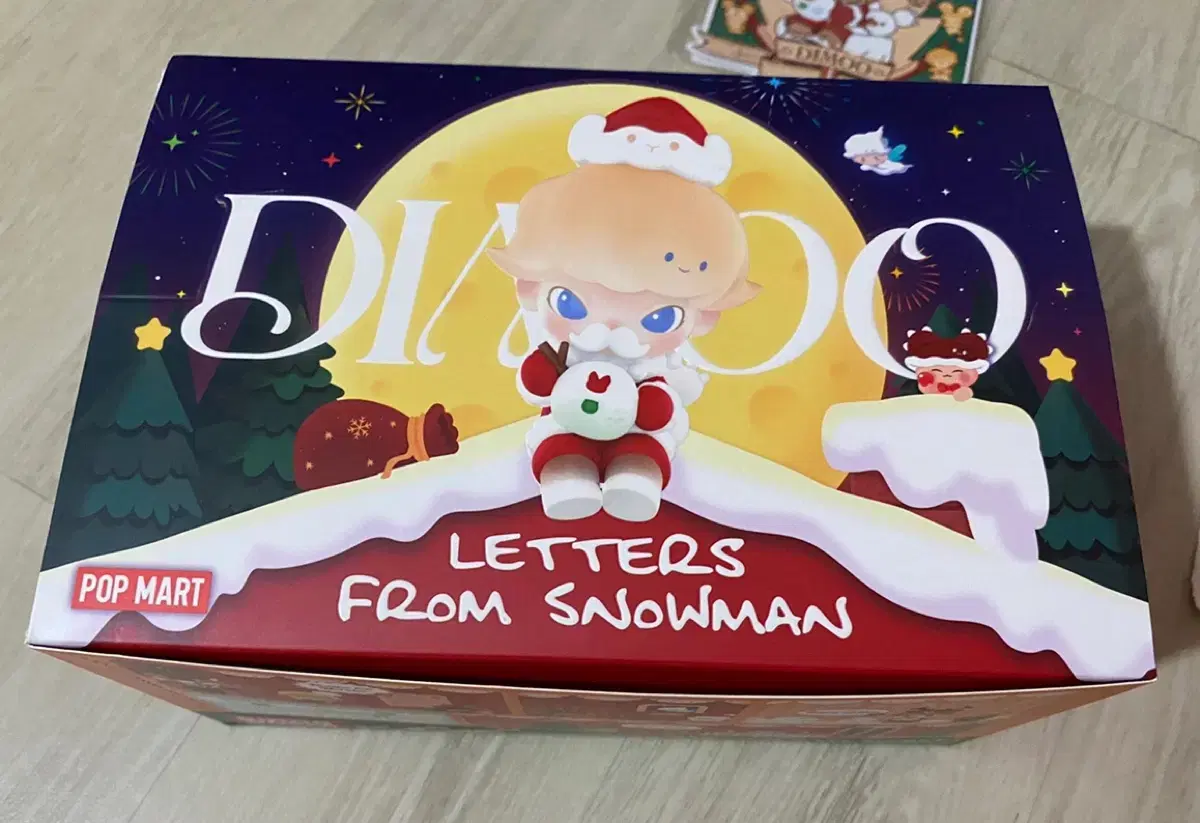 Pop Mart Dimu Letter From the Snowman Figurine Full Box