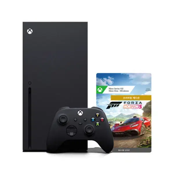 XBOX 시리즈X 1TB + 포르자 호라이즌5 패키지 36개월약정