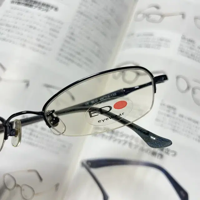 EDO EYEWEAR 일본 후쿠이 사바에 제작 반무티 안경