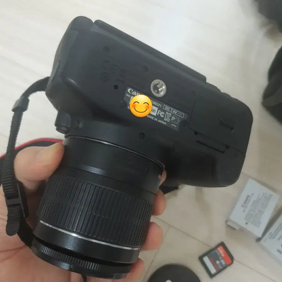 캐논 카메라 EOS 650D 와 18-55 IS 렌즈 세트