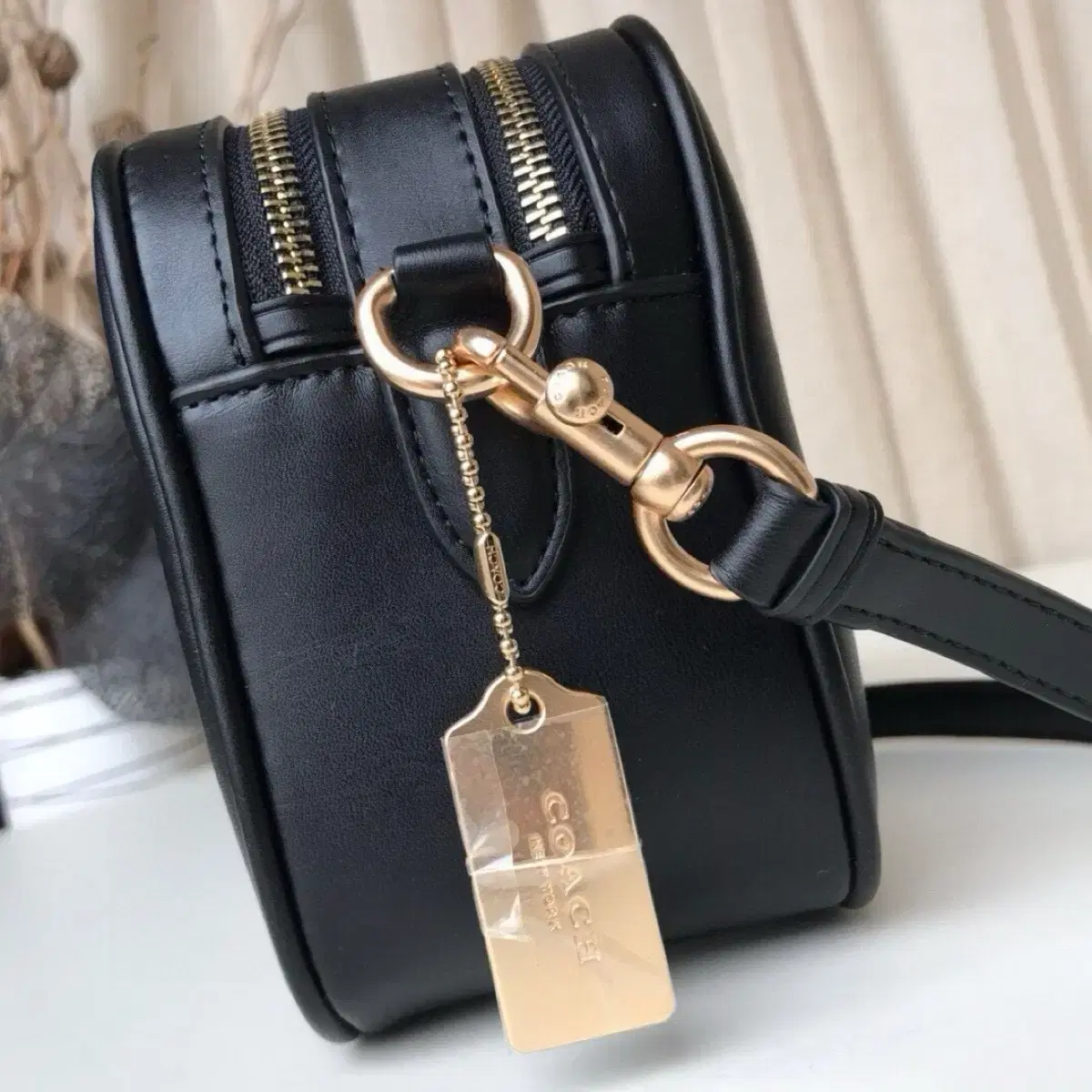 Coach Purse C1569 Jes 크로스바디 백 퀼팅 가죽